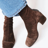 Botas em Camurça com Salto - Aurora