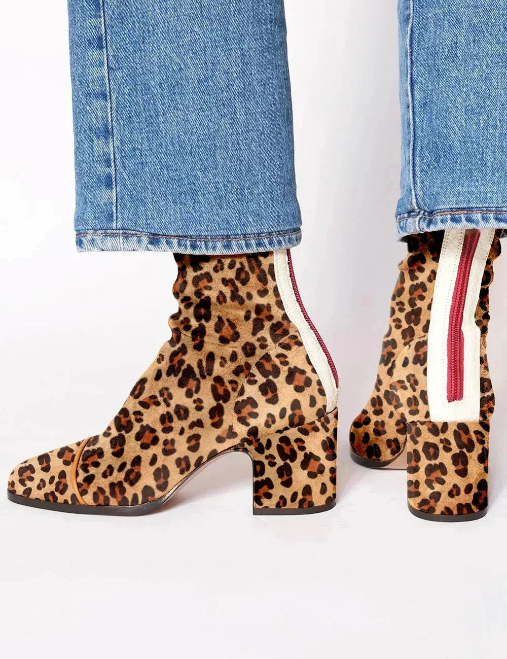 Botas em Camurça com Salto - Aurora
