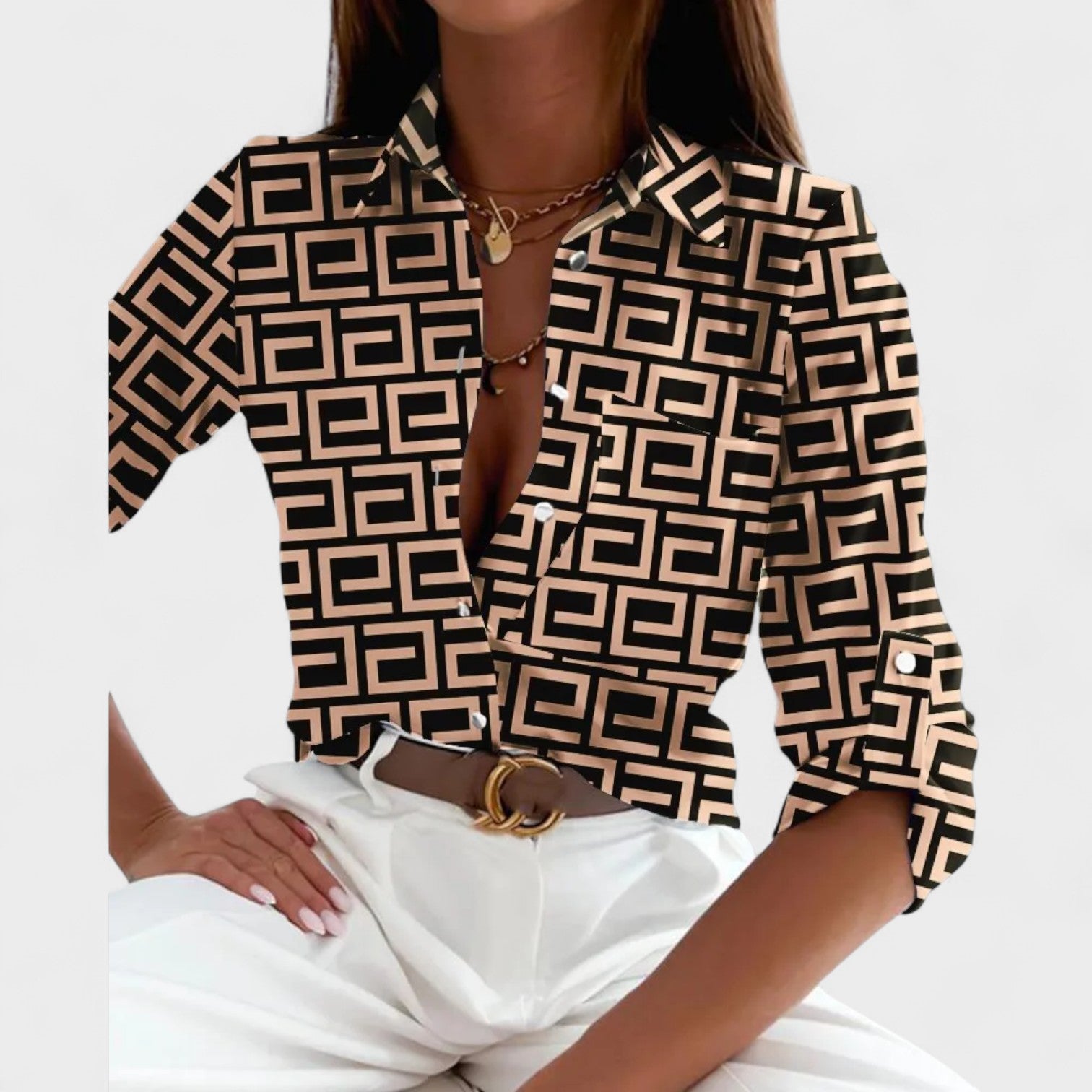Rosa - Camisa de Primavera
