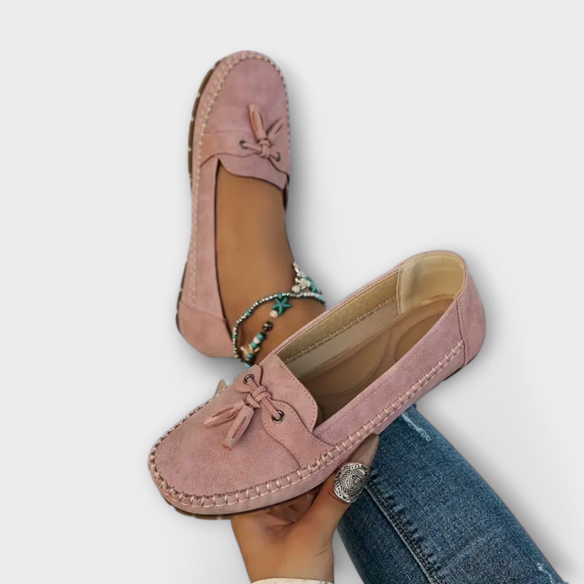 Teresa - Mocassins de pele