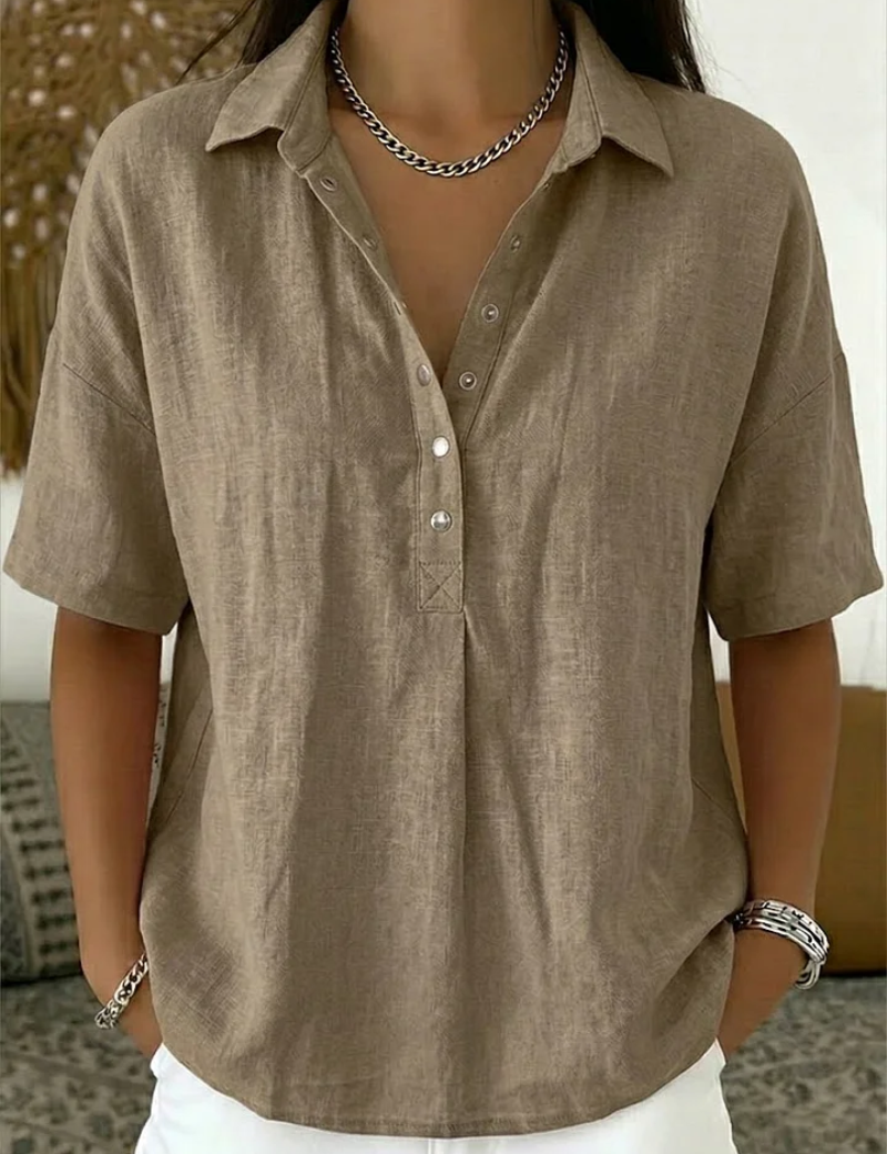 Vanessa | Blusa com colarinho refinado