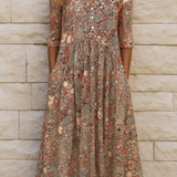 Elisa | Vestido Midi Estampado