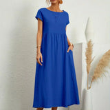 Gabriela - Vestido Elegante Midi Fluído Intemporal