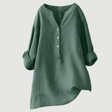 Blusa de Linho Leve e Confortável para Mulher