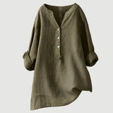 Blusa de Linho Leve e Confortável para Mulher
