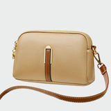 Bolsa de ombro de couro elegante